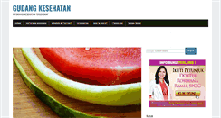 Desktop Screenshot of gudangkesehatan.com